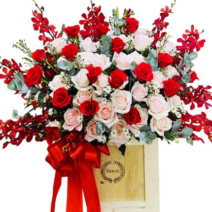 Special Orchid Basket For Mother's Day Vietnam