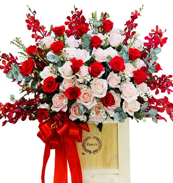 Special Orchid Basket For Mother's Day Vietnam