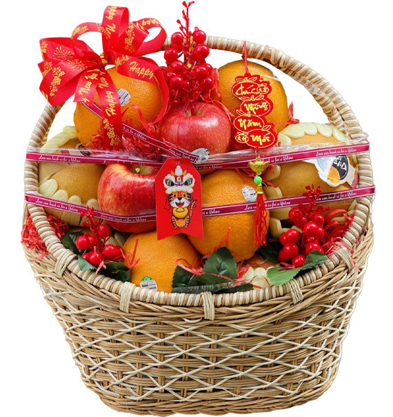 Spring Harvest Tet Fruit Basket Vietnam