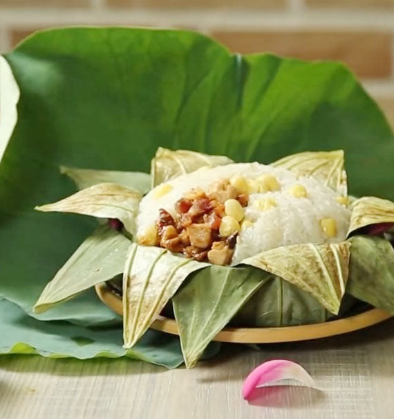 Steamed Lotus Sticky Rice Food Vietnam