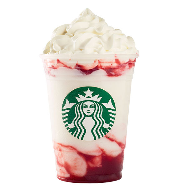 Strawberries & Cream Frappuccino Starbucks