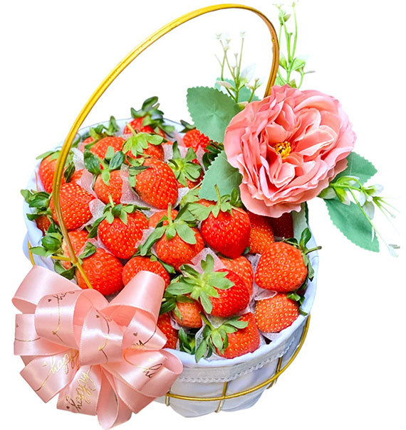 Strawberry Basket For Vietnamese Women’s Day