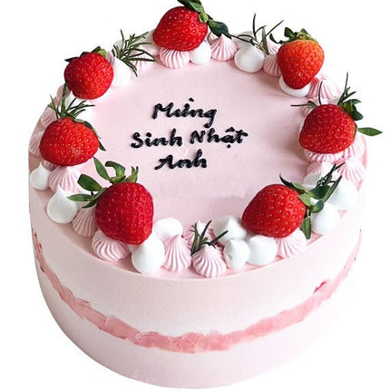 Strawberry Birthday Joy Cake Vietnam