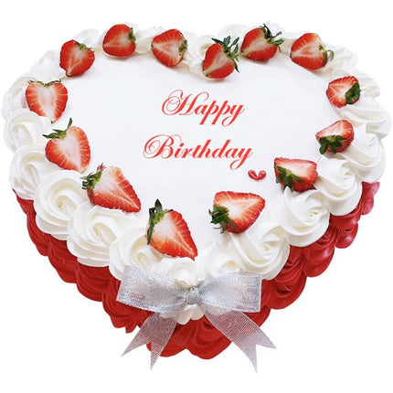 Strawberry Heart Cake Vietnam