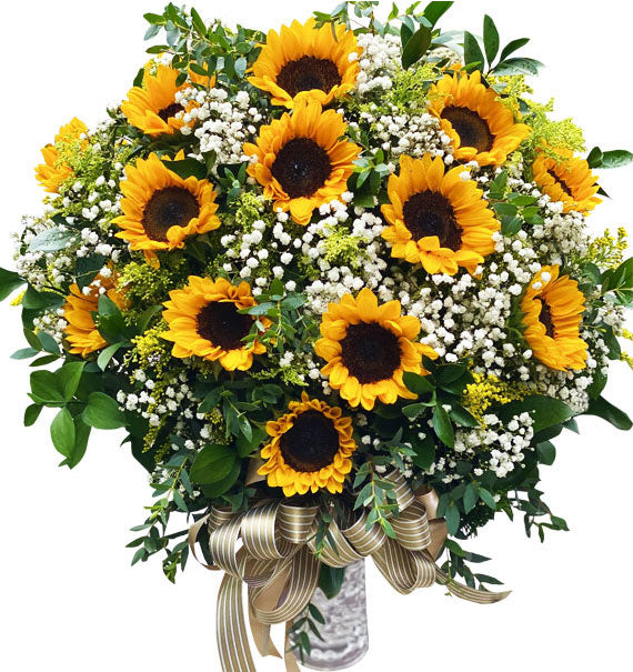 Sunflowers In Vase Vietnam