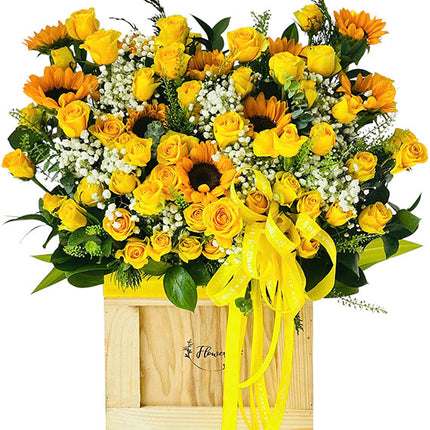 Sunlight Flower Basket For Teacher’s Day Vietnam