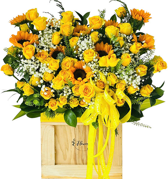 Sunlight Flower Basket For Teacher’s Day Vietnam