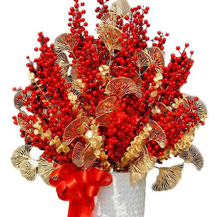 Tet Blooming Crimson Luck Vietnam