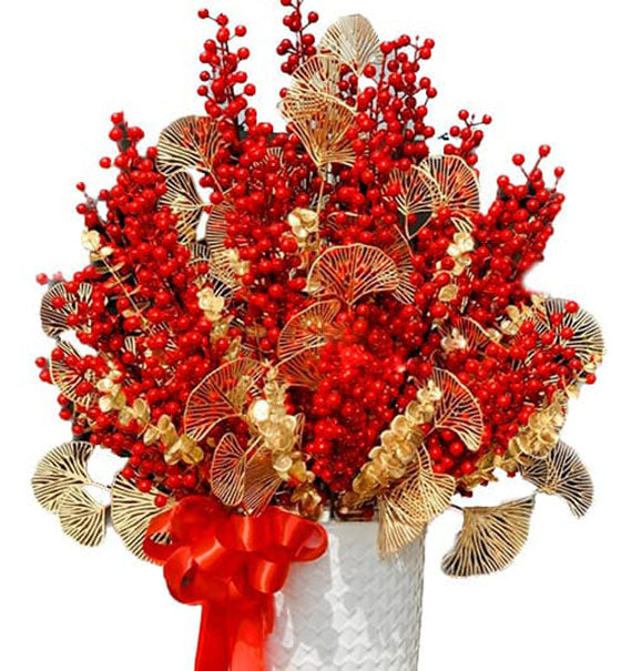 Tet Blooming Crimson Luck Vietnam