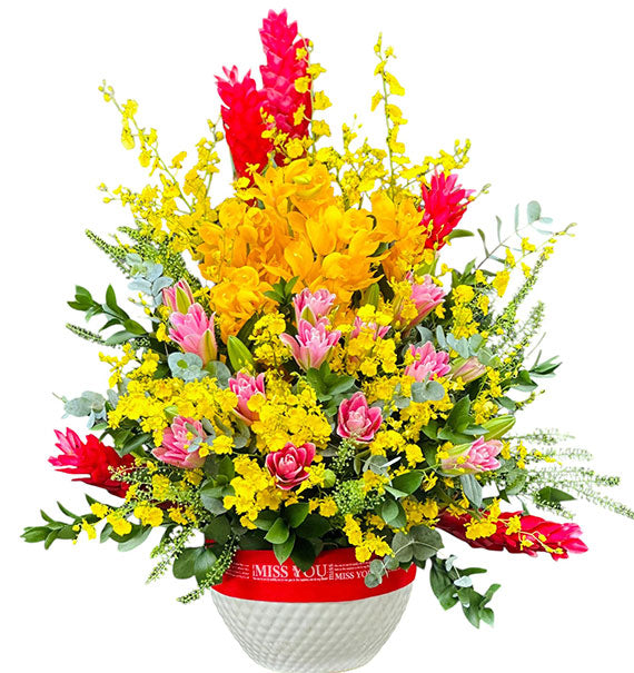 Tet Golden Fortune Flowers Vietnam