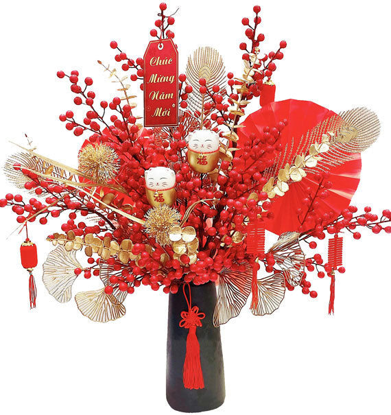 Tet Golden Touch of Red Vietnam