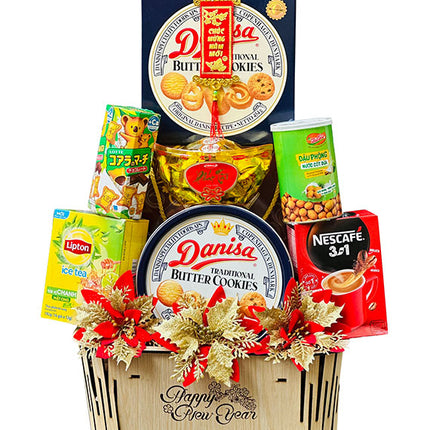 Tet Hamper Harmony & Wealth Basket Vietnam