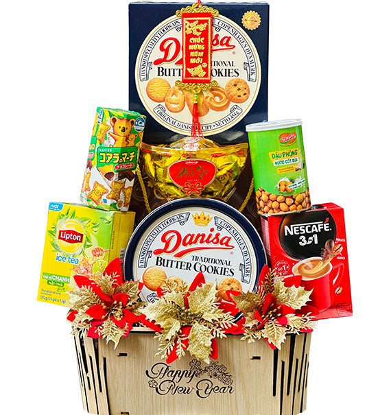 Tet Hamper Harmony & Wealth Basket Vietnam