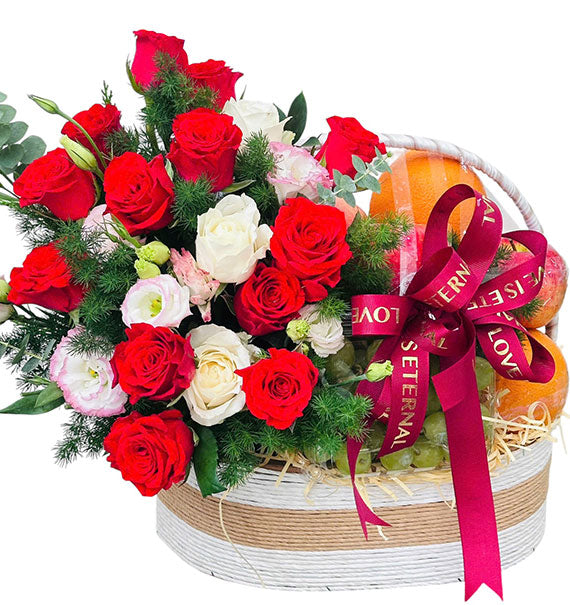 Tet In Full Bloom Fruit Basket Vietnam