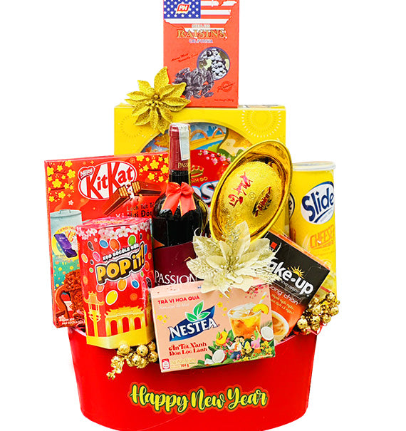 Tet Joy & Prosperity Hamper Basket Vietnam