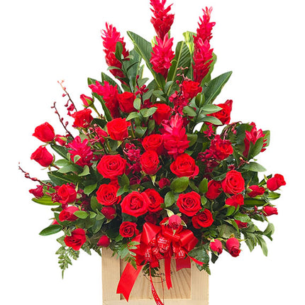 Tet Lucky Blossom Basket Vietnam