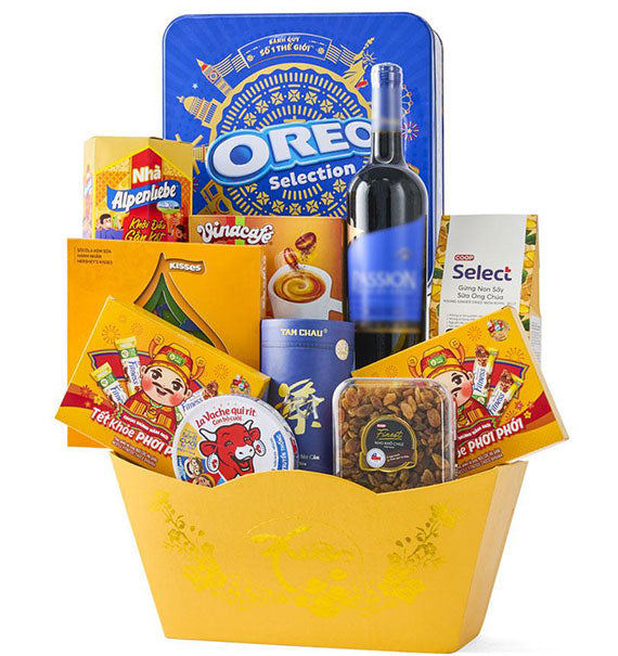 Tet Spring Fortune Deluxe Basket Vietnam