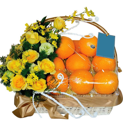 Tet Tangerine & Flower Basket Vietnam