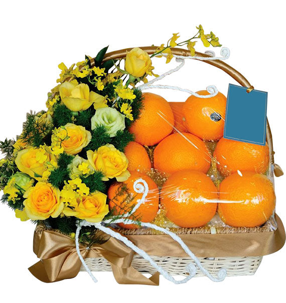 Tet Tangerine & Flower Basket Vietnam