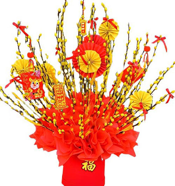 Tet Yellow Singapore Peach-Tree Vietnam