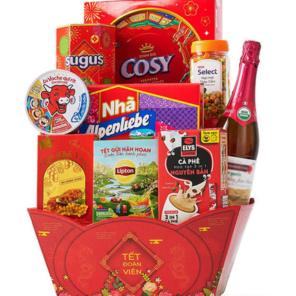 Tet Hamper Wealth & Wellness Basket Vietnam