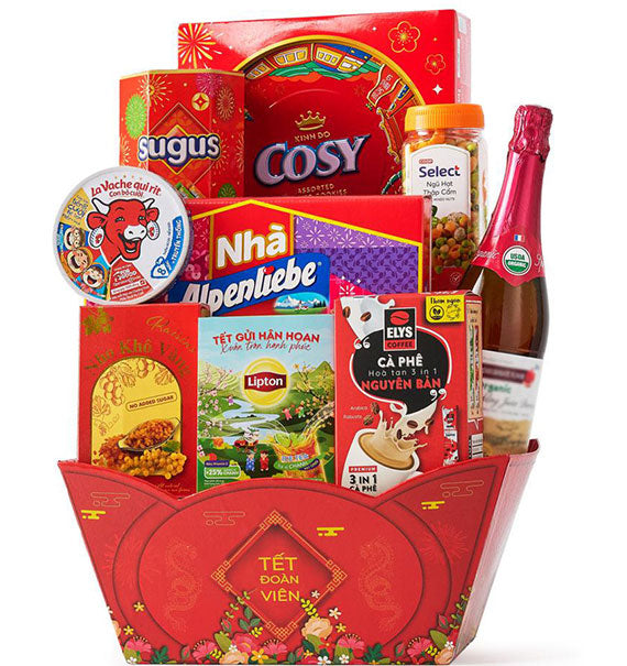Tet Hamper Wealth & Wellness Basket Vietnam