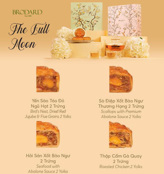 The Full Moon Brodard Mooncake Vietnam