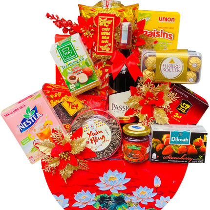 The Prosperous Elite Tet Hamper Basket Vietnam