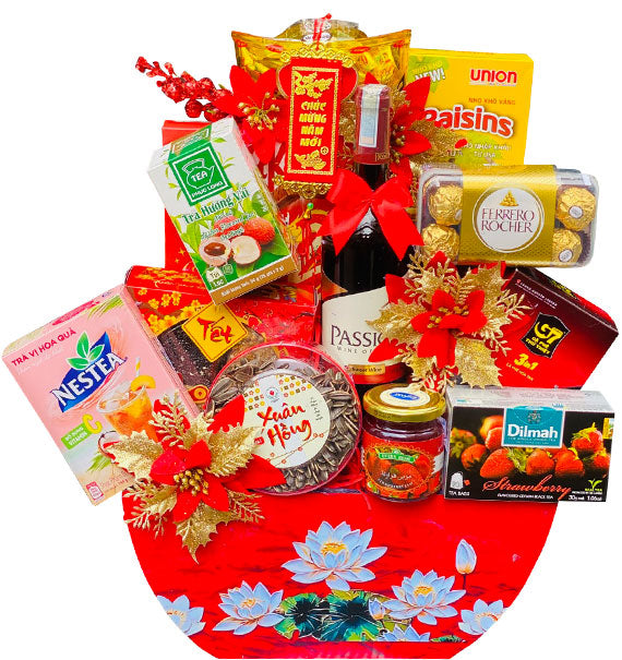 The Prosperous Elite Tet Hamper Basket Vietnam