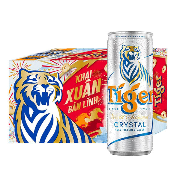 Tiger Crystal Beer Tet Drink Vietnam