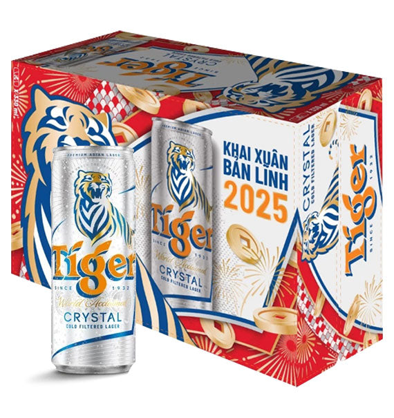 Tiger Crystal Beer Tet Drink Vietnam