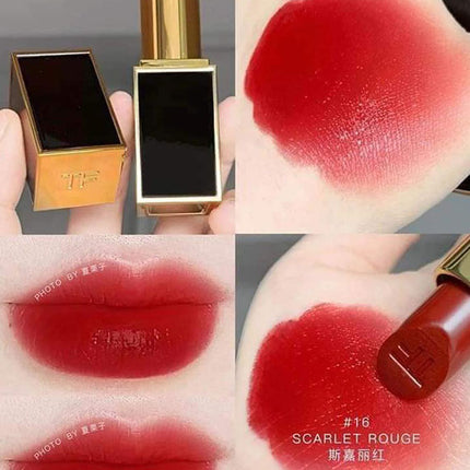 Tom Ford Lip Color Matte 16 Scarlet Rouge On Lip