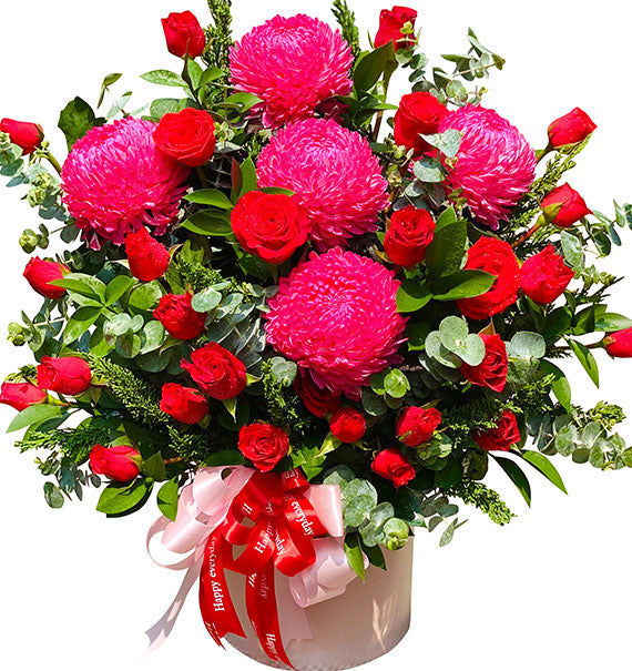 Valentine Hugs & Kisses Roses Vietnam