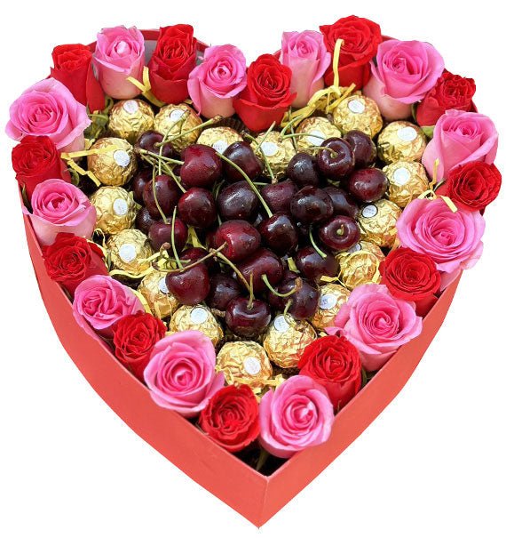 Valentine's Amour Fruit Heart Box Vietnam