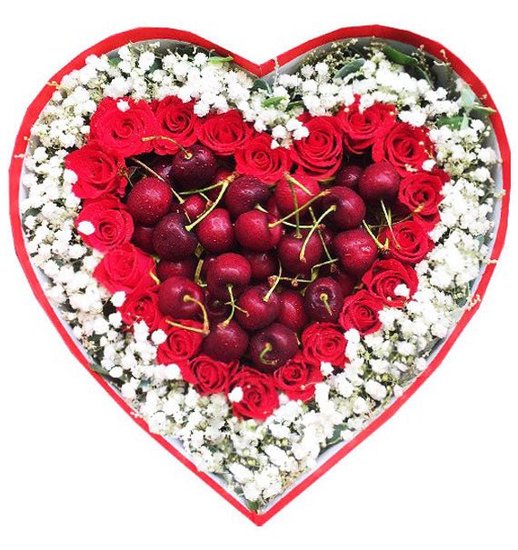 Valentine's Cherry & Roses Box Vietnam