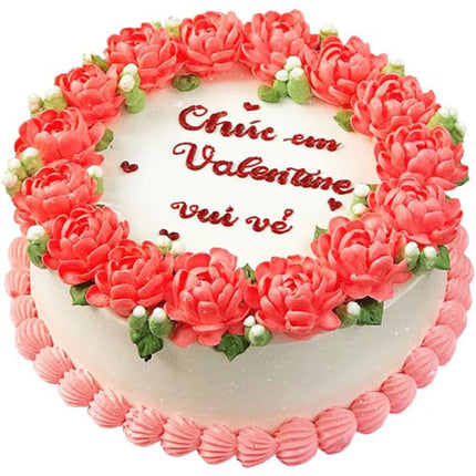 Valentine's Love Note In Cake Vietnam