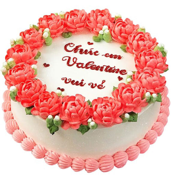 Valentine's Love Note In Cake Vietnam