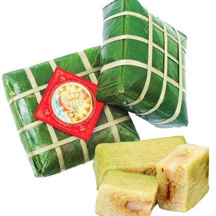 Vietnamese Square Sticky Rice Cake Tet Food