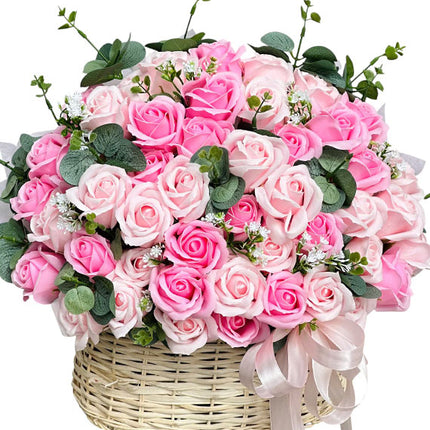 Vietnamese Women’s Day Artificial Flower Basket