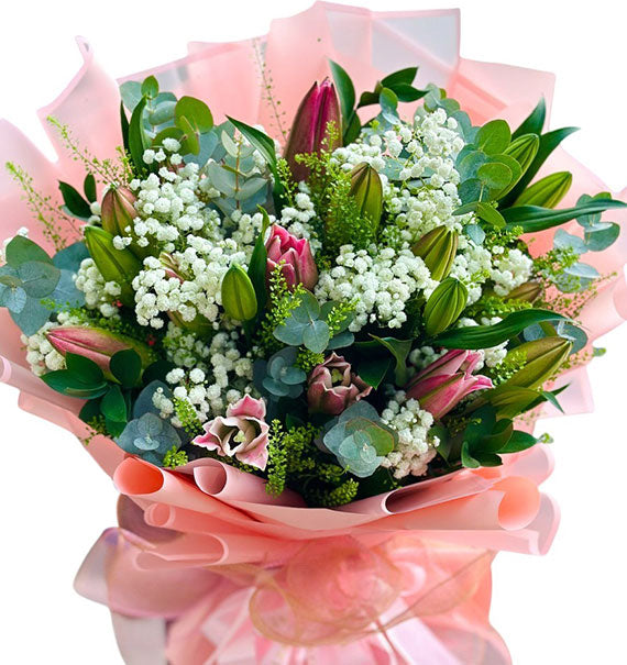 Vietnamese Women's Day Lily Bouquet