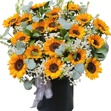 Vietnamese Women's Day Sunflower BasketVietnamese Women's Day Sunflower Basket