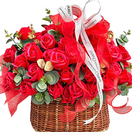 Vietnamese Women’s Day Waxed Rose Basket
