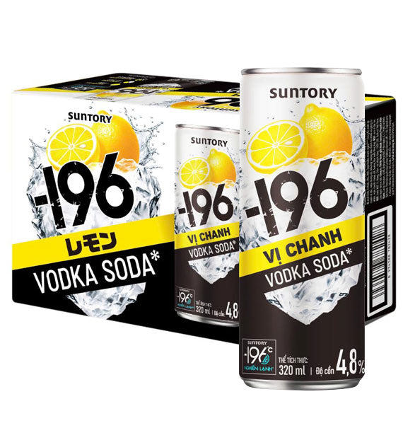 Vodka Soda -196 Lemon Flavor Tet Gift Vietnam