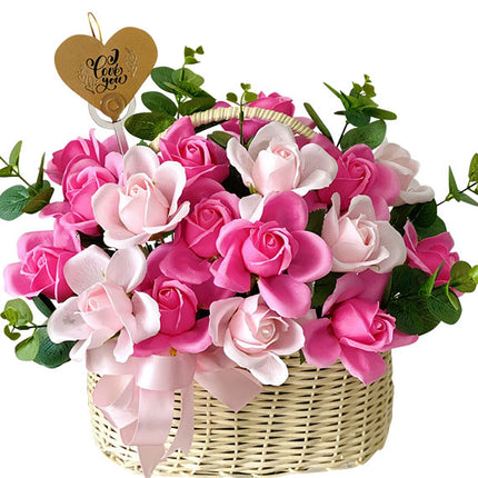 Waxed Rose Basket For Women’s Day Vietnam