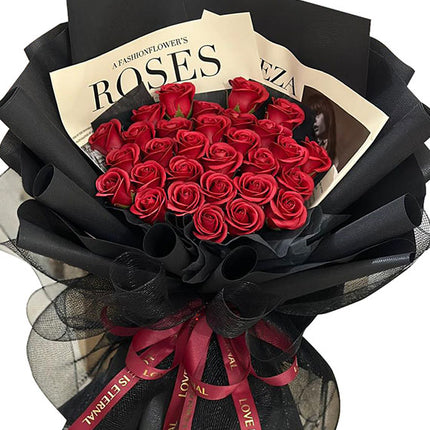 Waxed Rose Bouquet For Valentine Vietnam