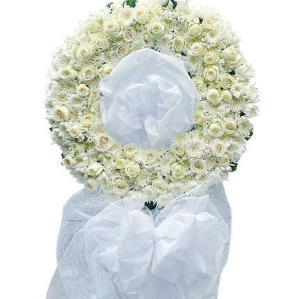 White Funeral Wreath Vietnam
