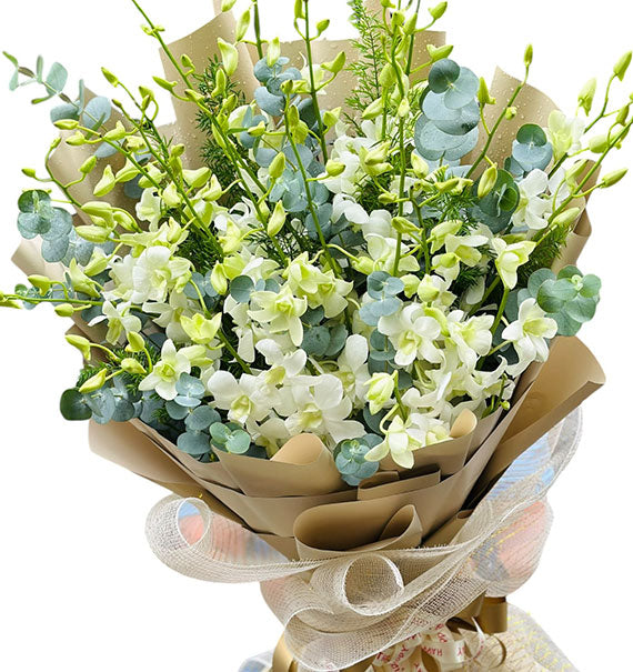 White Orchid Bouquet Vietnam