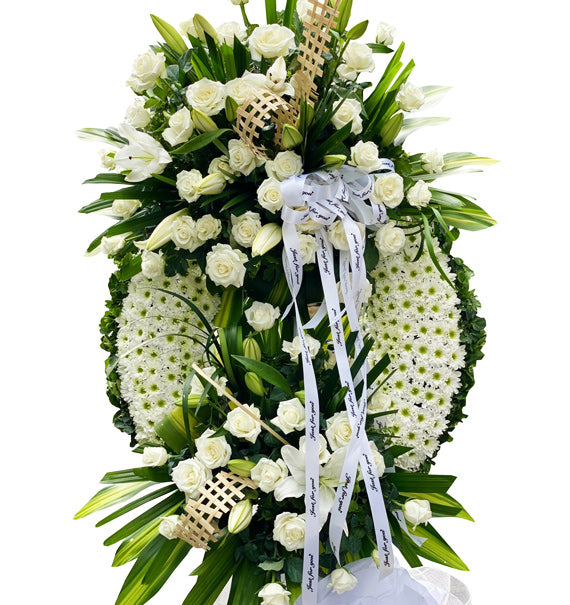 White Wreath Of Peace Vietnam