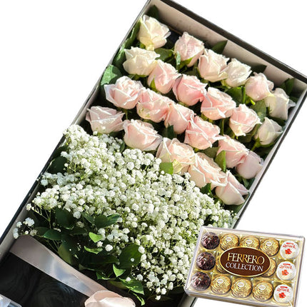 Women’s Day Bloom & Chocolate Gifts Box Vietnam