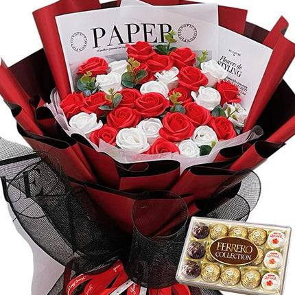 Women’s Day Chocolate & Waxed Roses Combo Vietnam